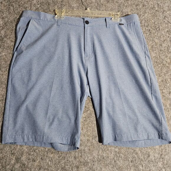TravisMathew Other - Travis Mathew Golf Shorts Mens 42 Blue Striped Performance Stretch
